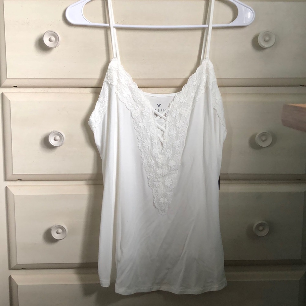 American Eagle Lace Tank Top